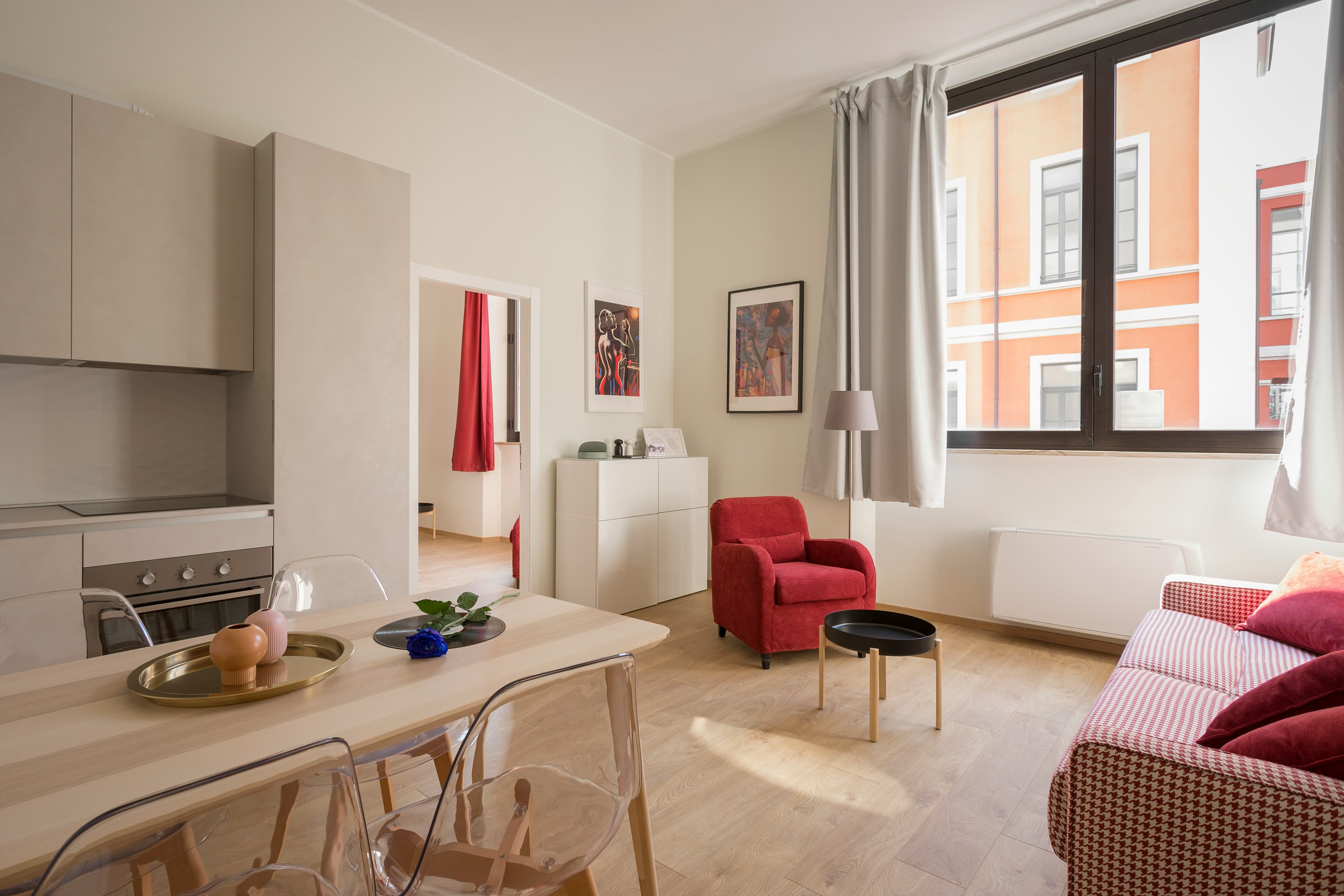 Beautiful apartment living space